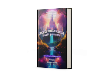Buchmockup zu (Text-)Rollenspiele leicht gemacht